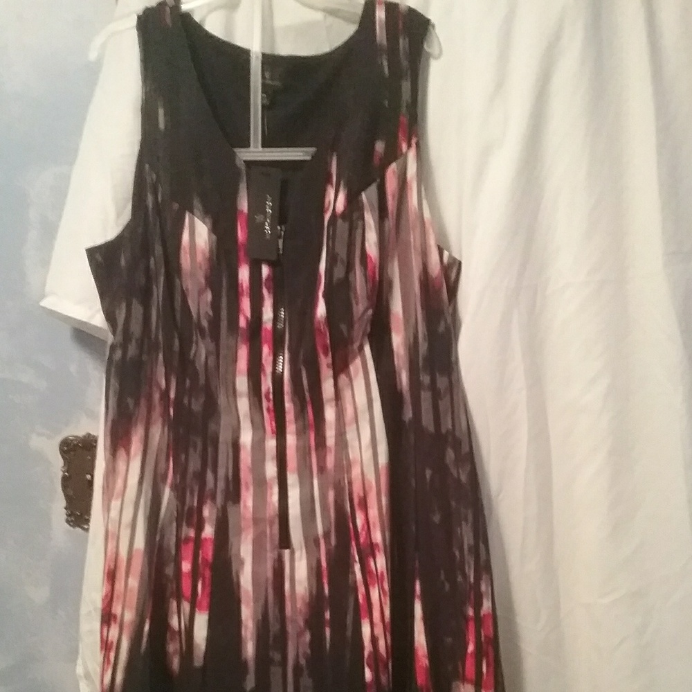 Worthington abstract printed dress